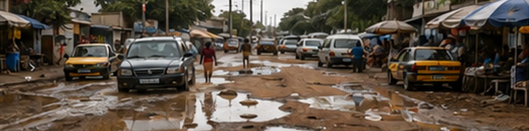Dakar – Yoff : route dégradée depuis 8 mois, des milliers d’usagers en danger — Photo 1 of 6